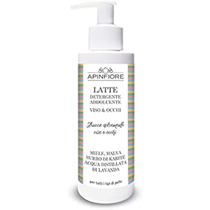 SOFTENING CLEANSING MILK WITH HONEY, MALLOW, CALENDULA, SHEA BUTTER FOR FACE AND EYES (250ML)